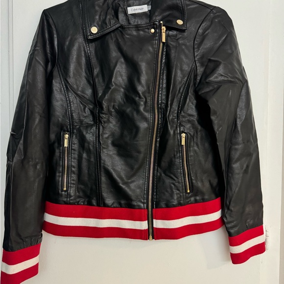 Calvin Klein Leather Jacket - Picture 2 of 3